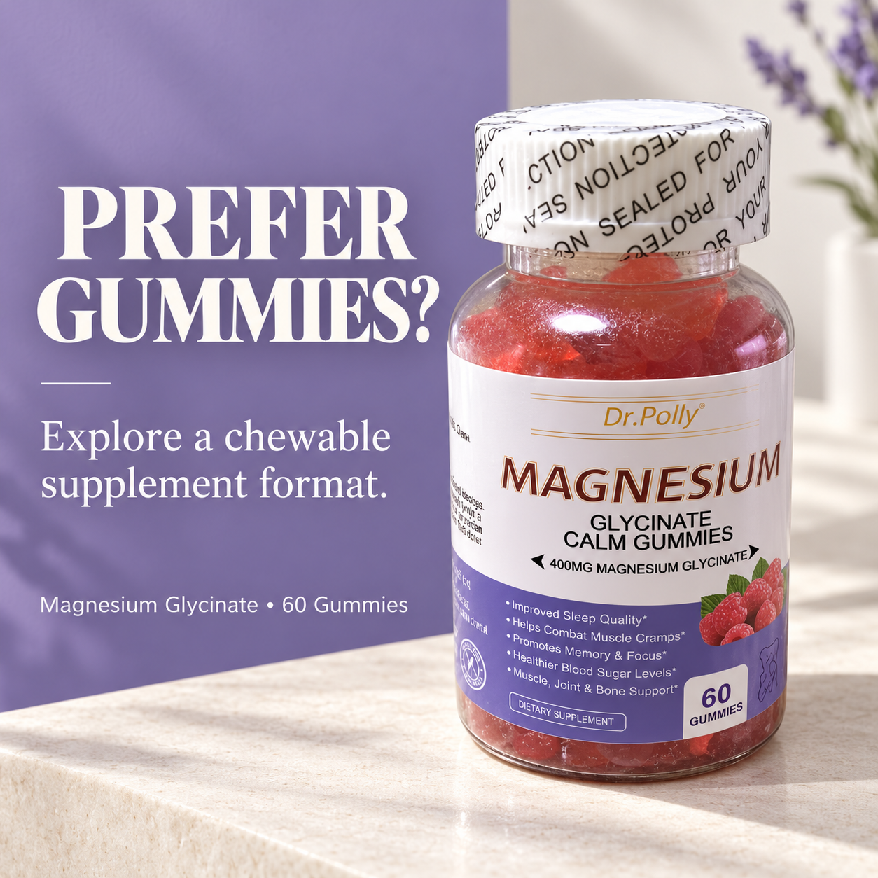 Dr.polly chewable gummy format