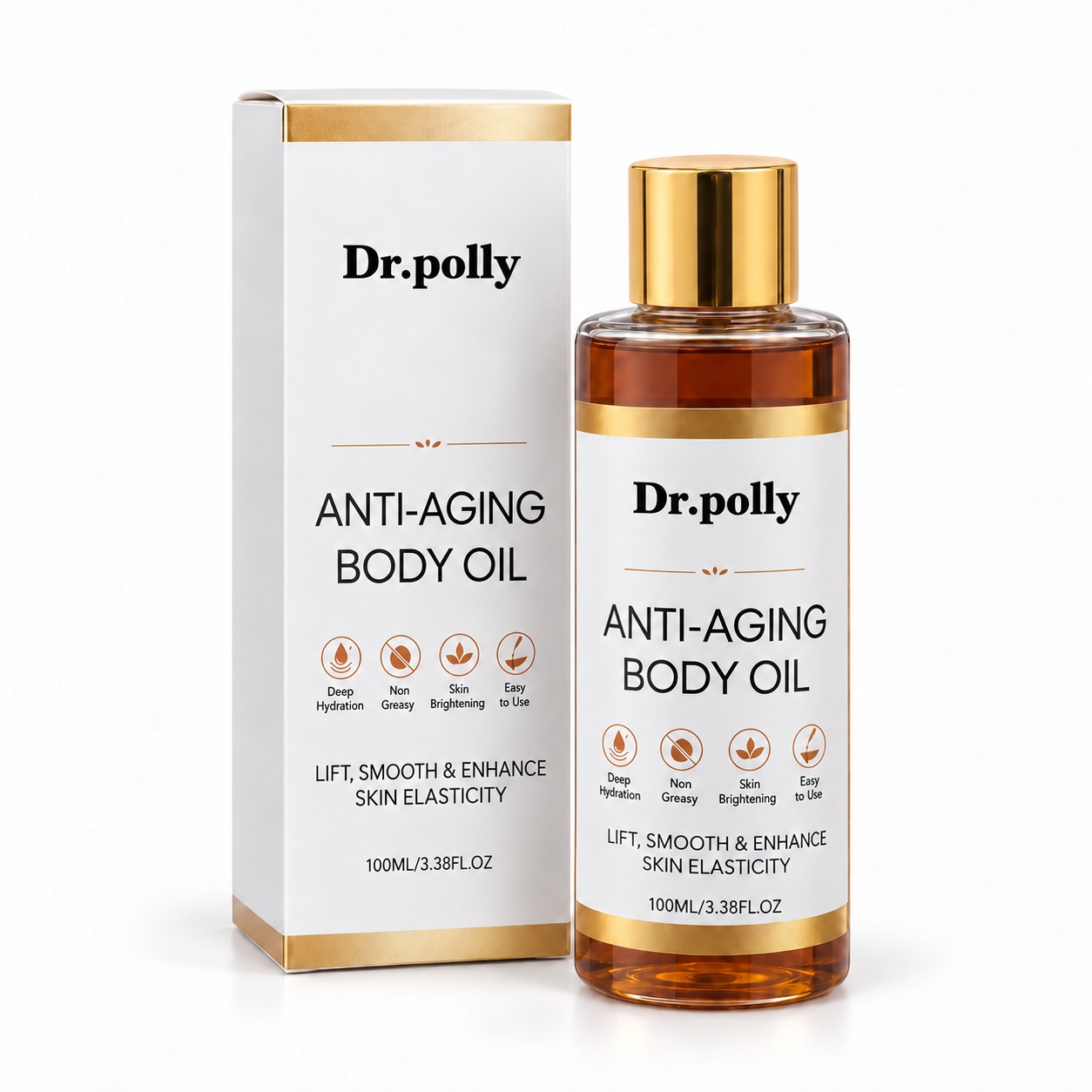 Dr.polly Body Oil, 100 mL bottle with carton