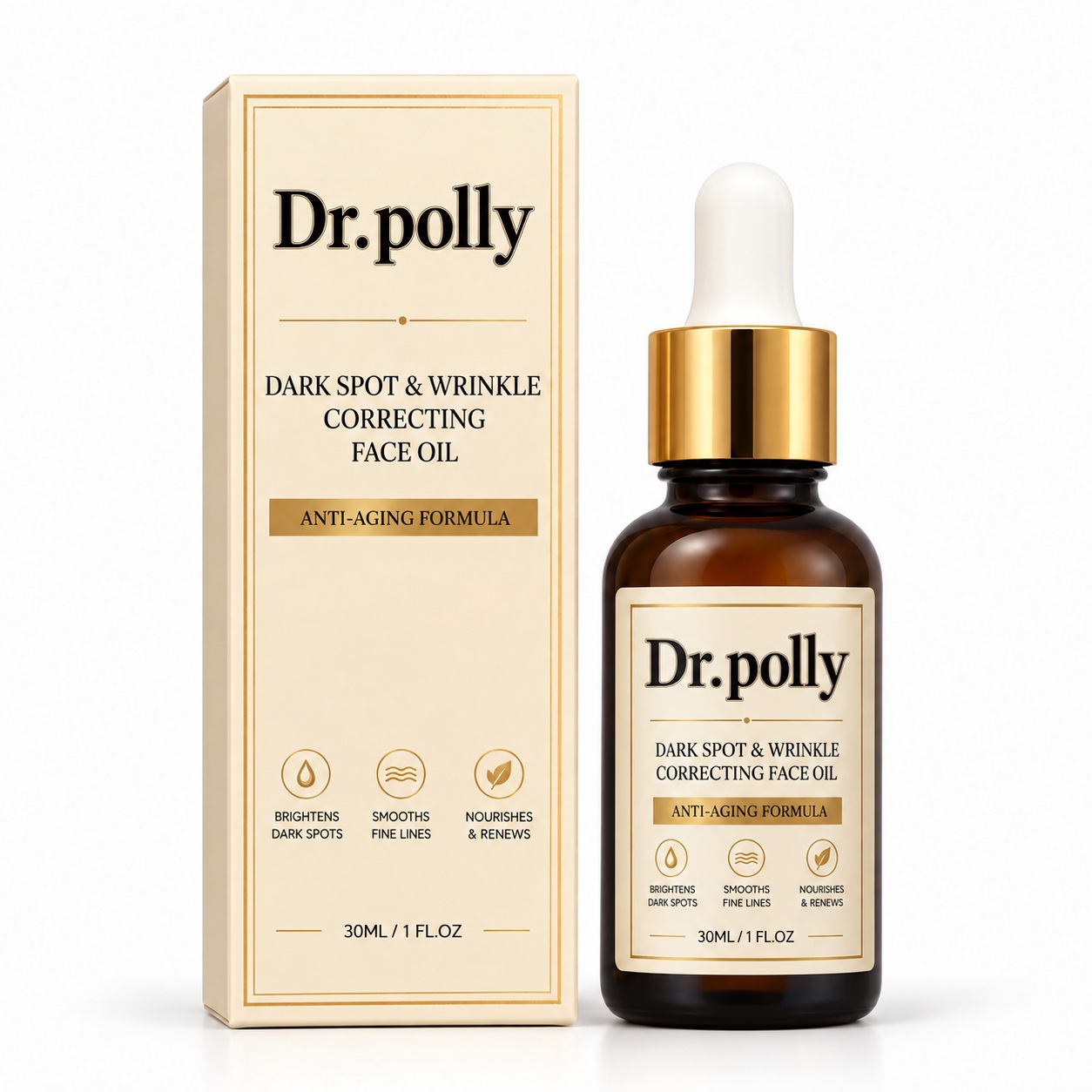 Dr.polly Face Oil, 30 mL bottle with carton