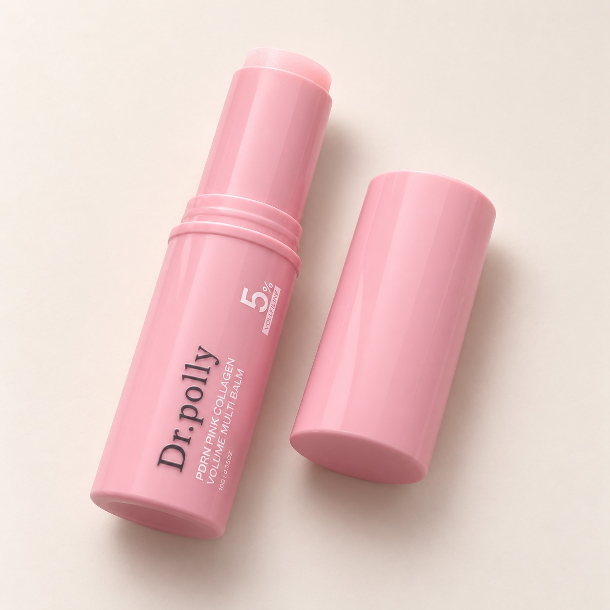 Dr.polly PDRN Pink Collagen Multi Balm studio illustration